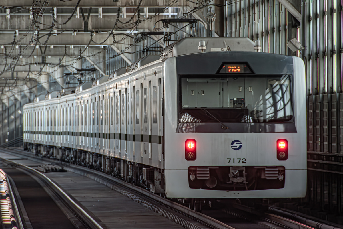 Seoul Metro 천왕車両センター 仁川市交通局(韓国語:仁川交通公社=인천교통공사)7000系4次車 772f