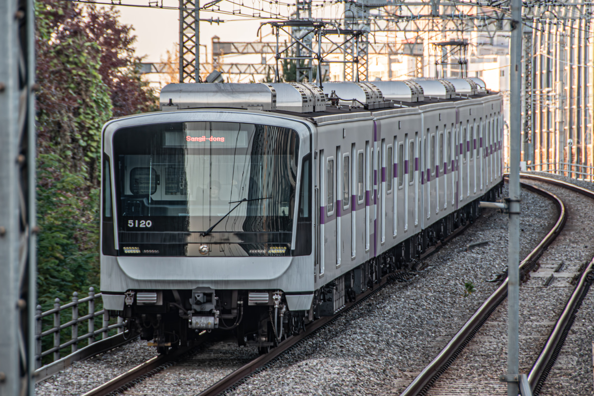 Seoul Metro 고덕車両センター(고덕차량사업소) ソウル市交通局(=서울교통공사,ソウル交通公社,seoul metro) 5000系4次車 520f