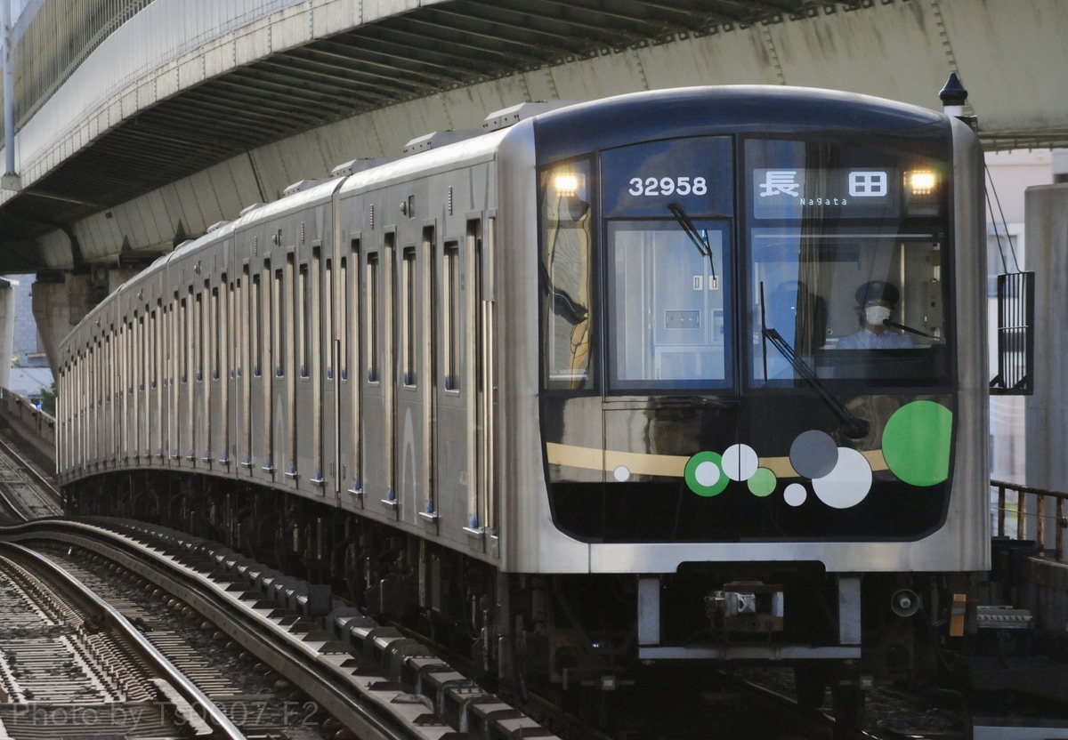大阪市高速電気軌道 森之宮検車場 30000A系 32658F