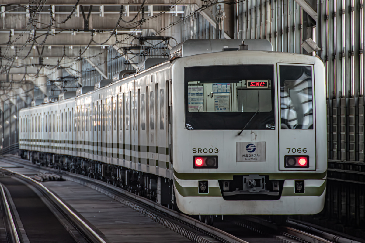 Seoul Metro 천왕車両センター 仁川市交通局(韓国語:仁川交通公社=인천교통공사)7000系3次車 766f
