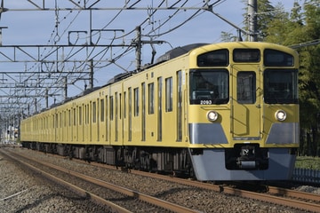 西武鉄道2000系2093Fを入曽～新所沢間で撮影した画像