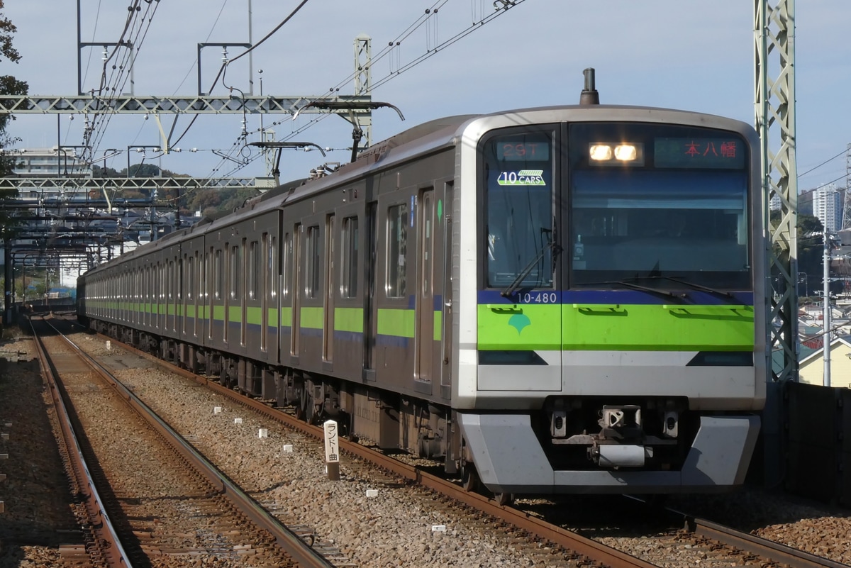 東京都交通局 大島車両検修場 10-300形 10-480F
