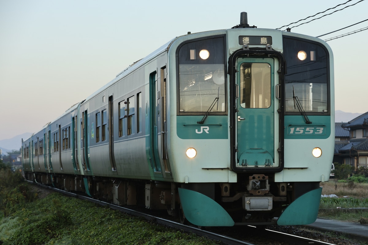 JR四国 徳島運転所 1500形 1553