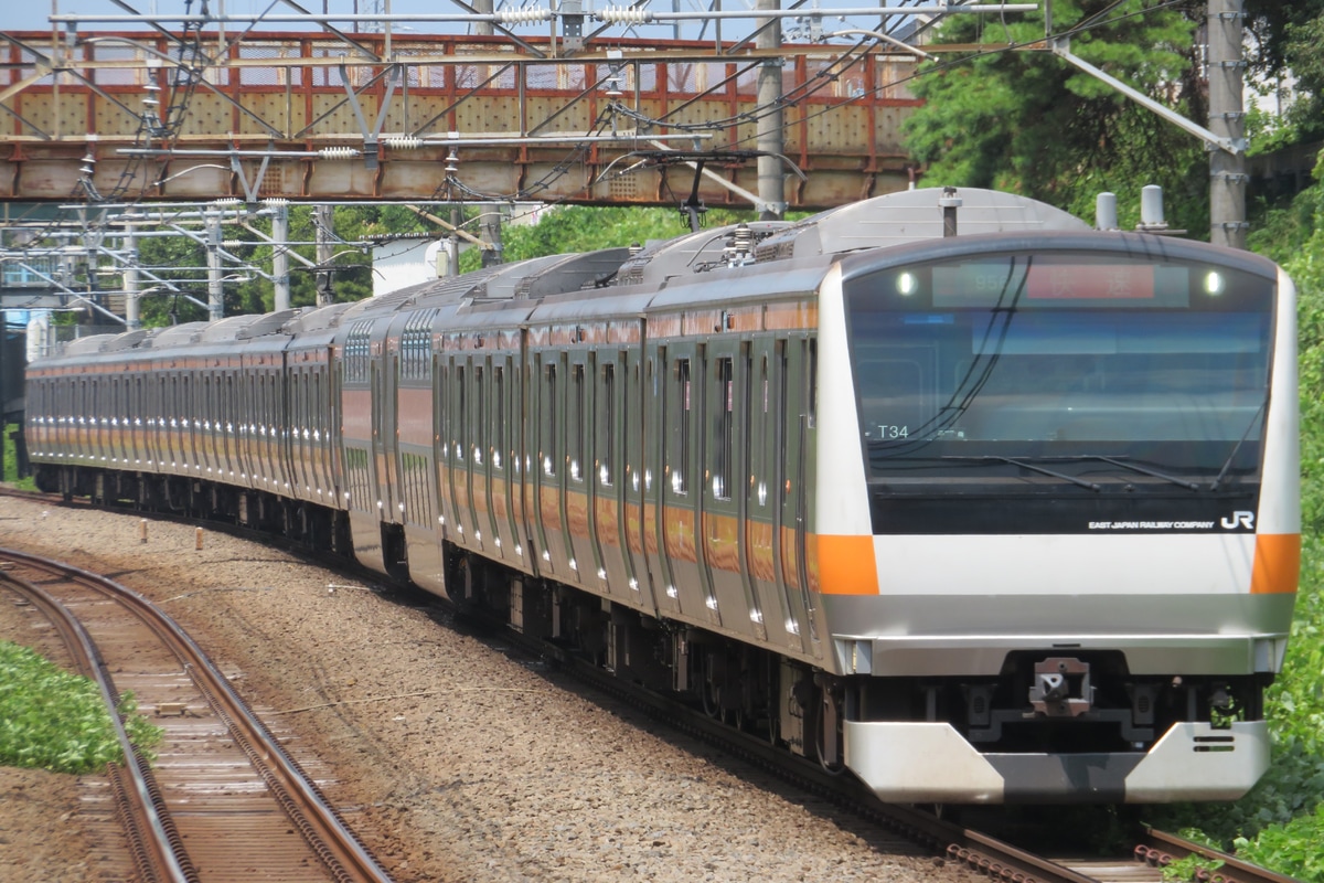 JR東日本 豊田車両センター本区 E233系 トタT34編成