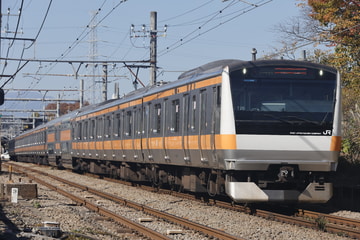 JR東日本E233系トタT26編成を東中神～西立川間で撮影した画像