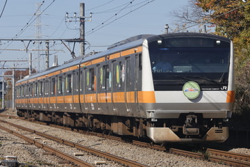 JR東日本E233系トタP521編成を東中神～西立川間で撮影した画像
