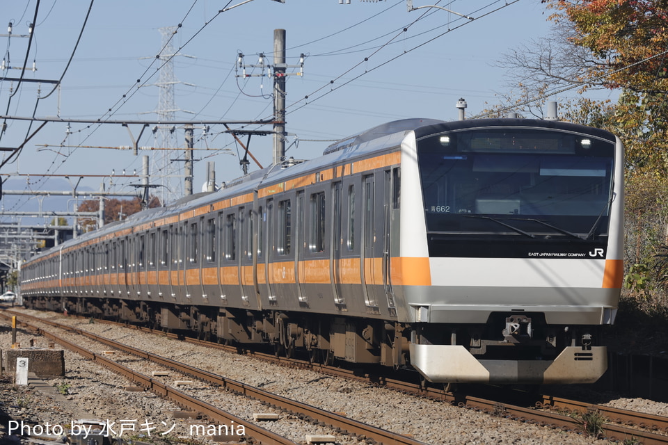 JR東E233系トタ青662編成<br class="br-sp" />(青662編成)の写真