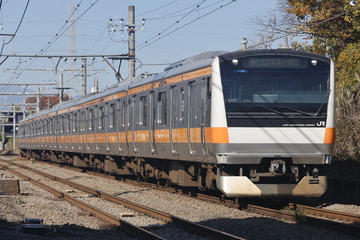 JR東日本E233系トタ青661編成を東中神～西立川間で撮影した画像