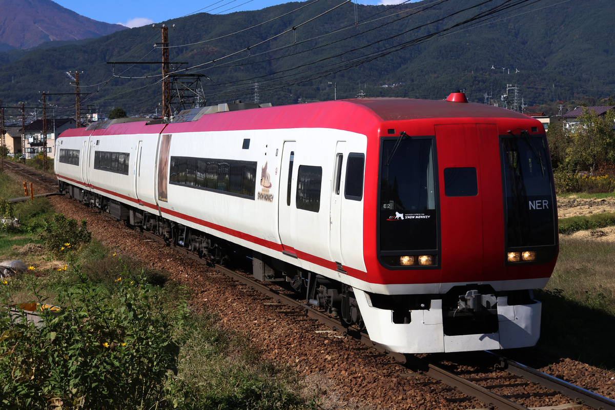 長野電鉄 須坂車両工場 2100系 E2編成