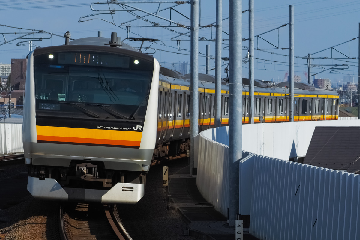 JR東日本 鎌倉車両センター中原支所 E233系 N35編成