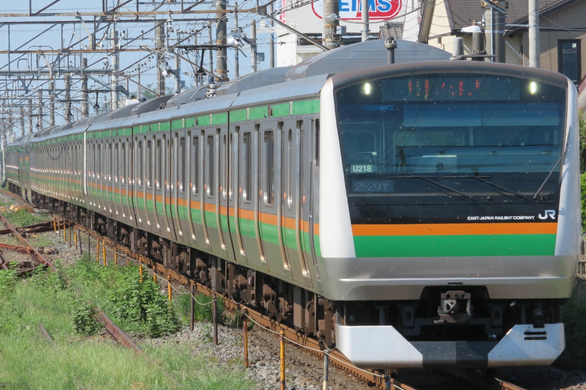 JR東日本 小山車両センター E233系 ヤマU218編成