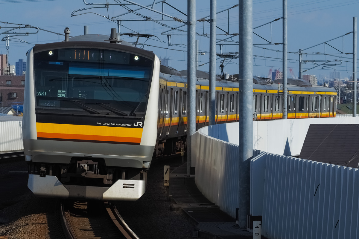 JR東日本 鎌倉車両センター中原支所 E233系 N31編成