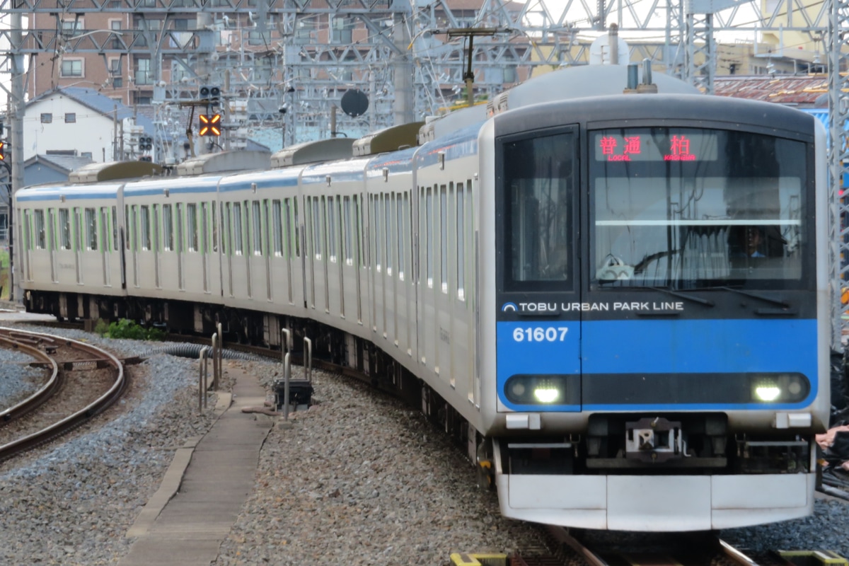 東武鉄道 南栗橋車両管区七光台支所 60000系 61607F