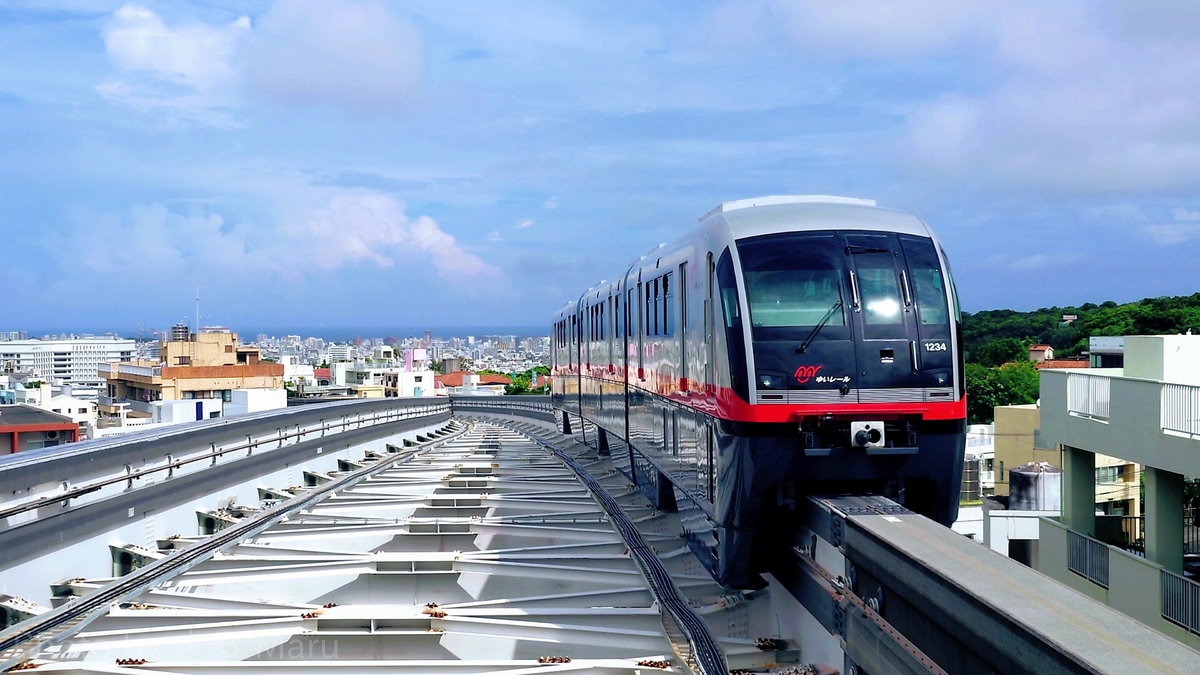 沖縄都市モノレール 沖縄都市モノレール運営基地 1000形 34編成