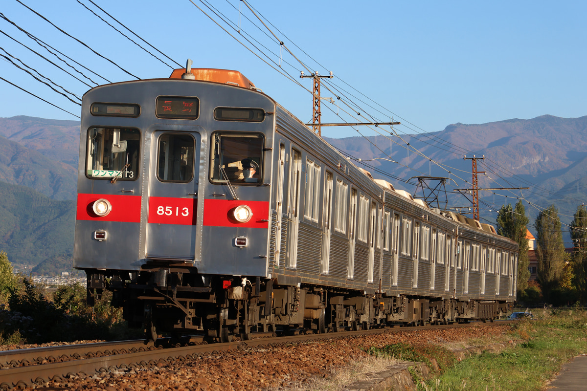 長野電鉄 須坂車両工場 8500系 T3編成