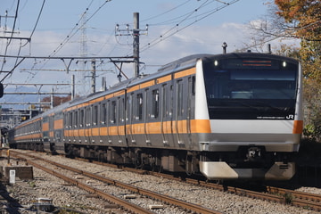 JR東日本E233系トタT5編成を東中神～西立川間で撮影した画像