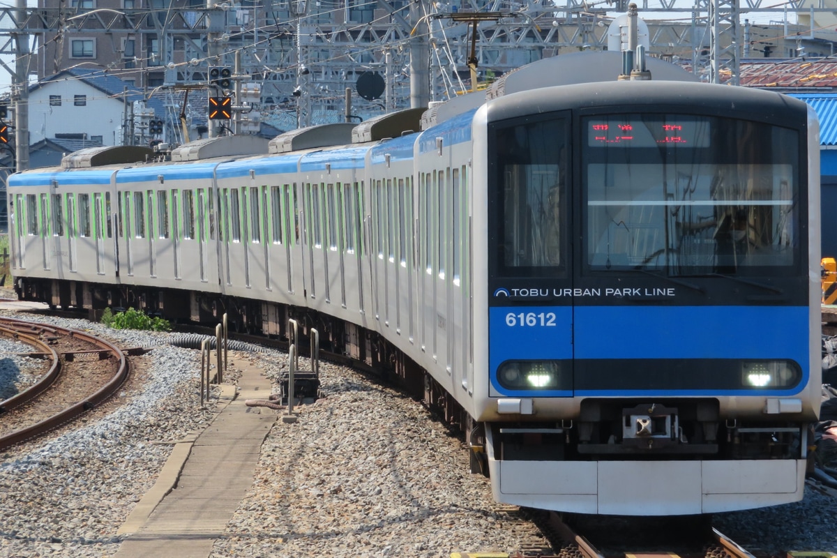東武鉄道 南栗橋車両管区七光台支所 60000系 61612F