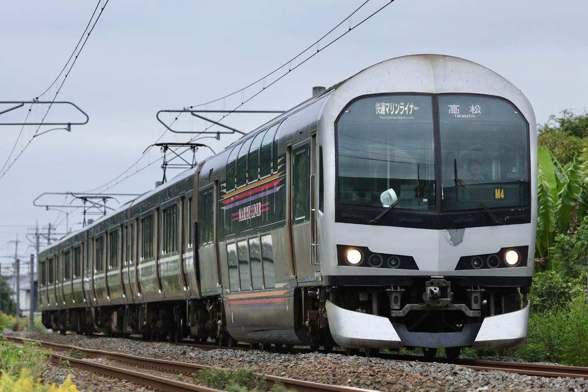 JR四国 高松運転所 5000系 M4編成