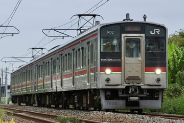 JR四国7200系R02編成を坂出～八十場間で撮影した画像