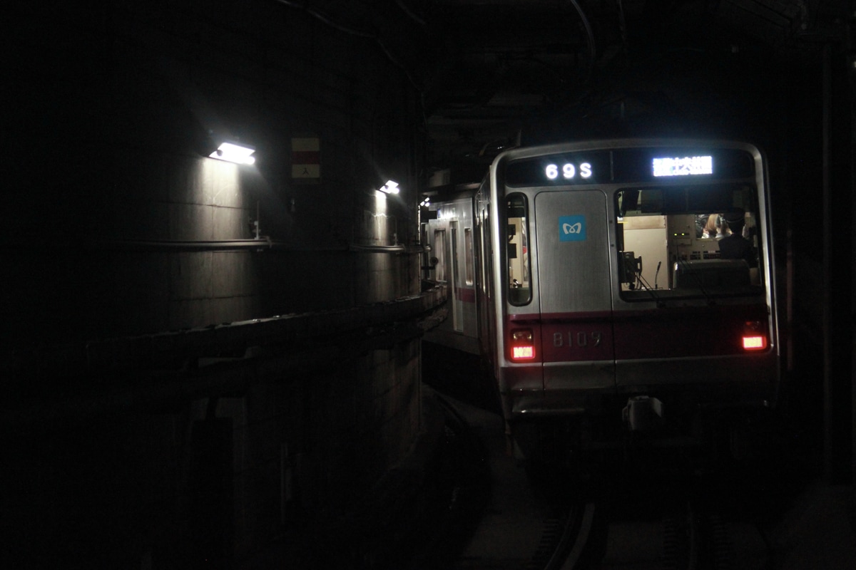 東京メトロ 鷺沼検車区 8000系 8109F