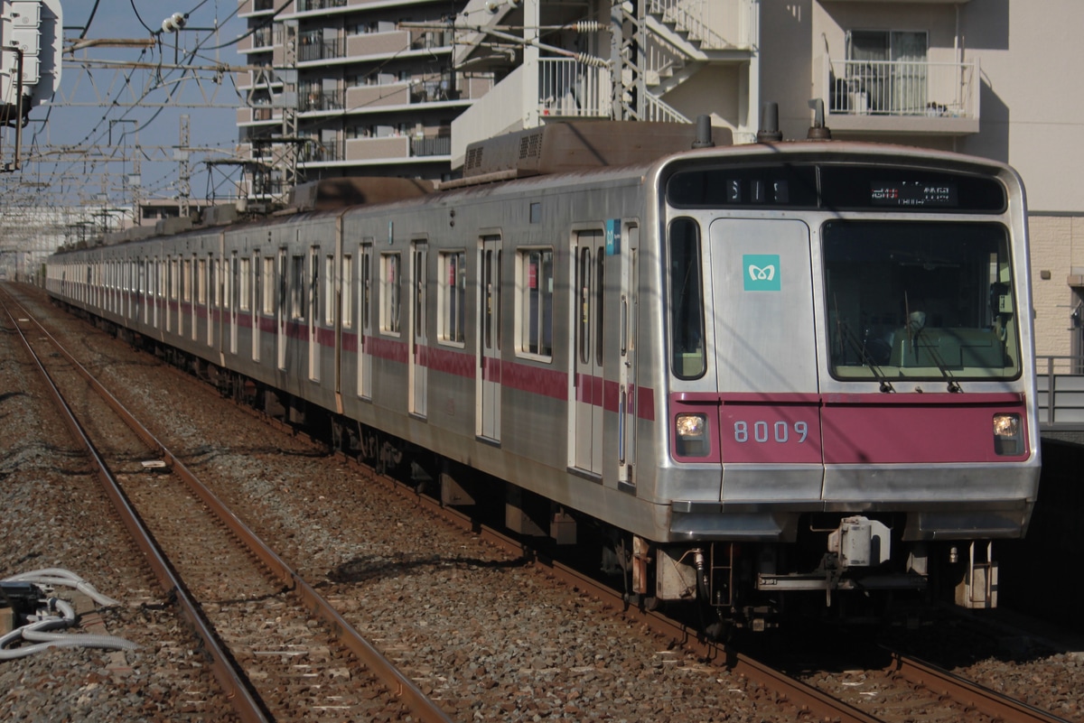 東京メトロ 鷺沼検車区 8000系 8109F