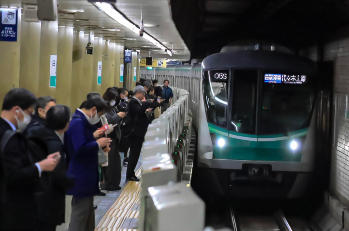 東京メトロ 綾瀬検車区 16000系 16109F