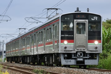 JR四国7200系R16編成を坂出～八十場間で撮影した画像