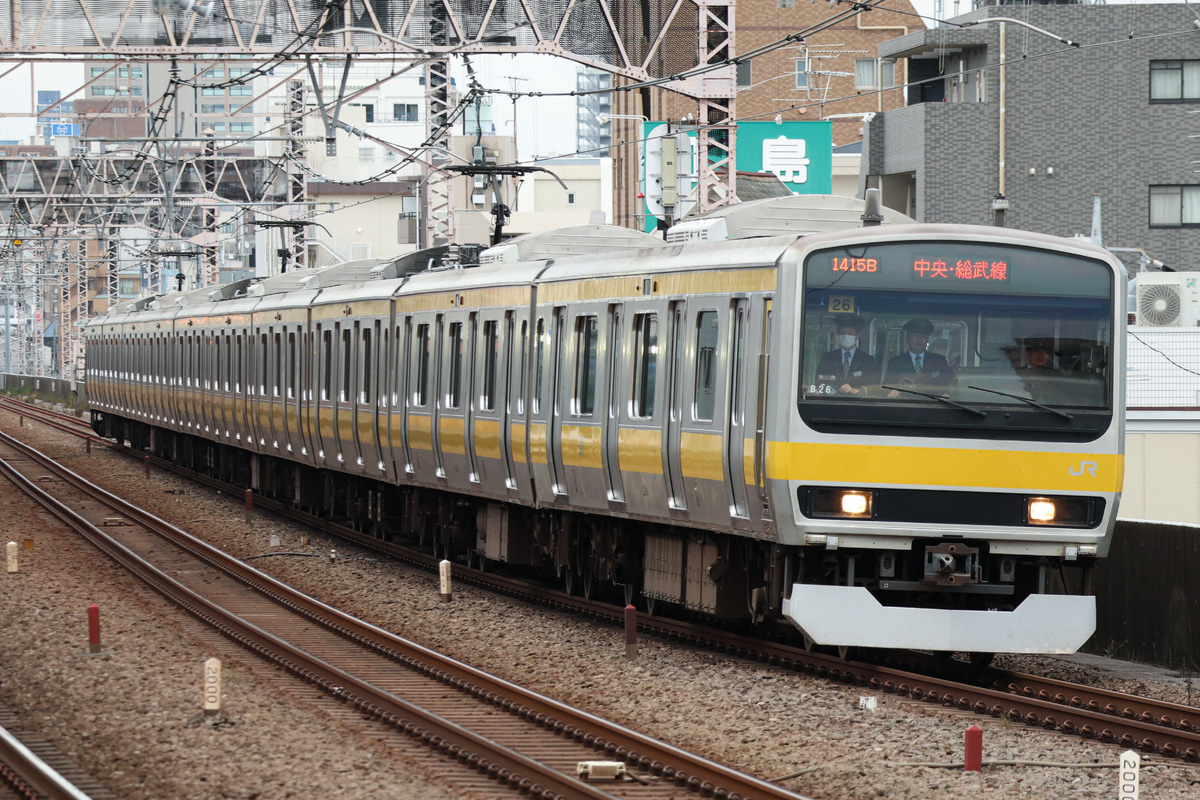 JR東日本 三鷹車両センター E231系 ミツB26編成