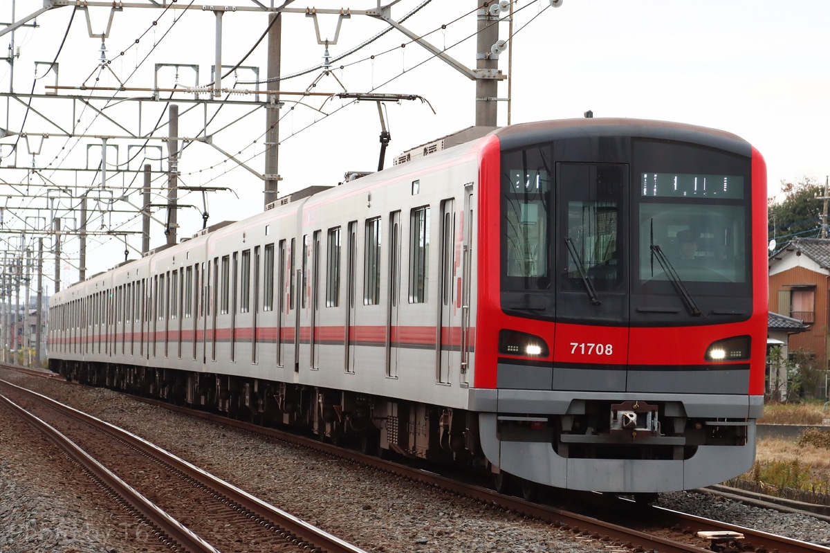東武鉄道 南栗橋車両管区春日部支所 70000系 71708f