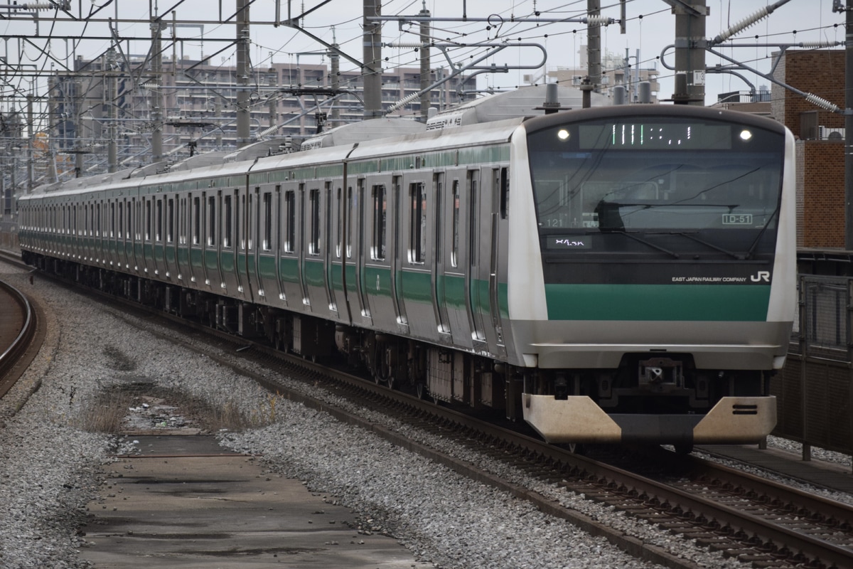 JR東日本 川越車両センター E233系 ハエ121編成