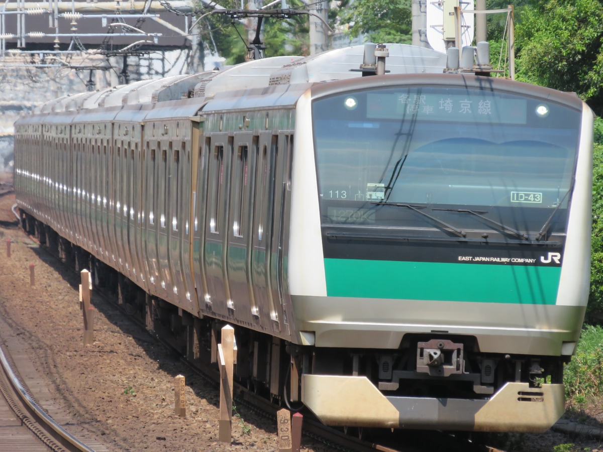 JR東日本 川越車両センター E233系 ハエ113編成