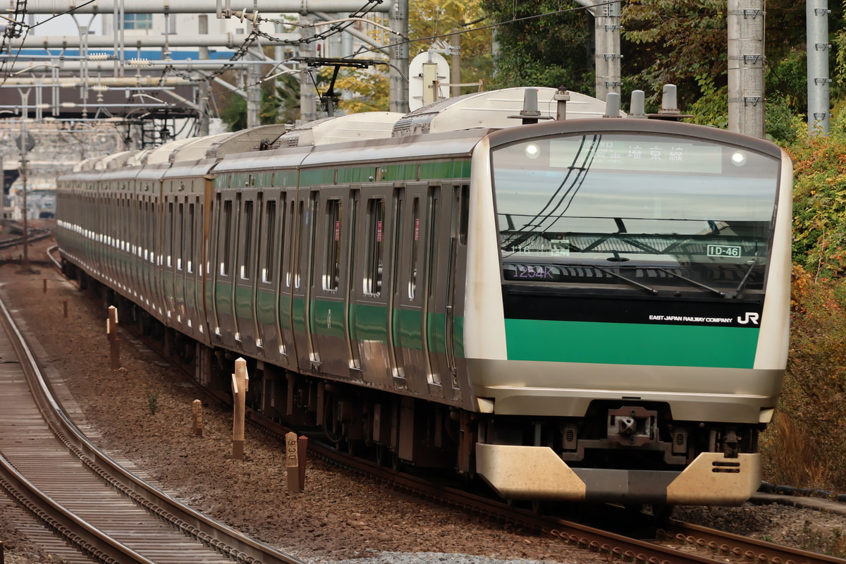JR東日本 川越車両センター E233系 ハエ116