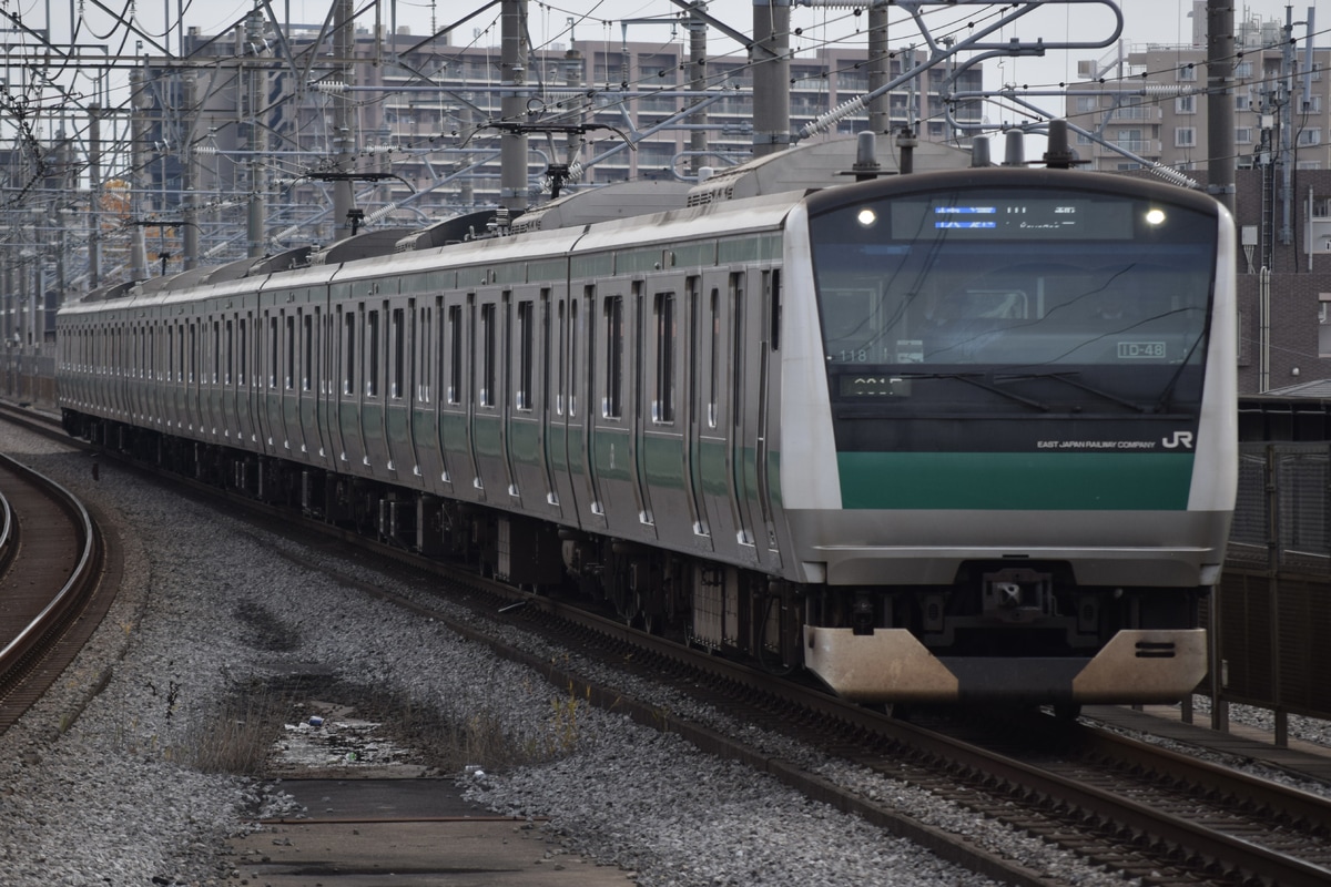 JR東日本 川越車両センター E233系 ハエ118編成