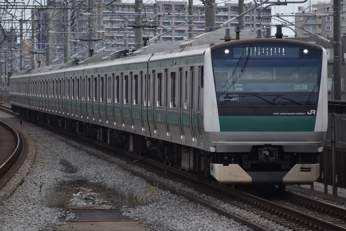 JR東日本 川越車両センター E233系 ハエ109編成