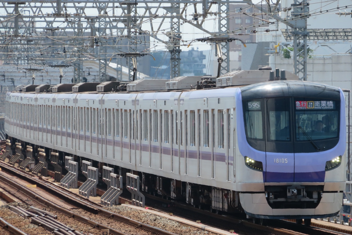 東京メトロ 鷺沼検車区 18000系 18105F