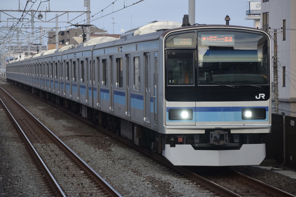 JR東日本 三鷹車両センター E231系 ミツK3編成