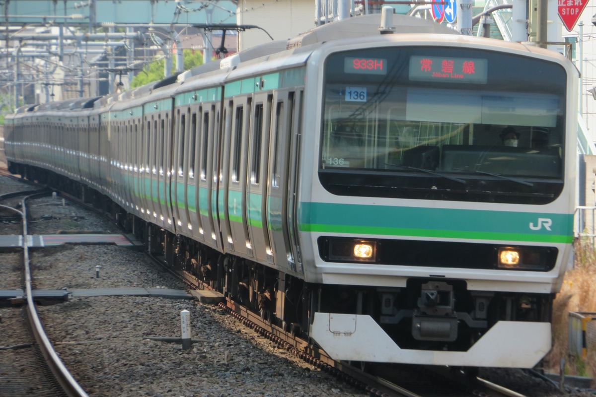 JR東日本 松戸車両センター本区 E231系 マト136編成