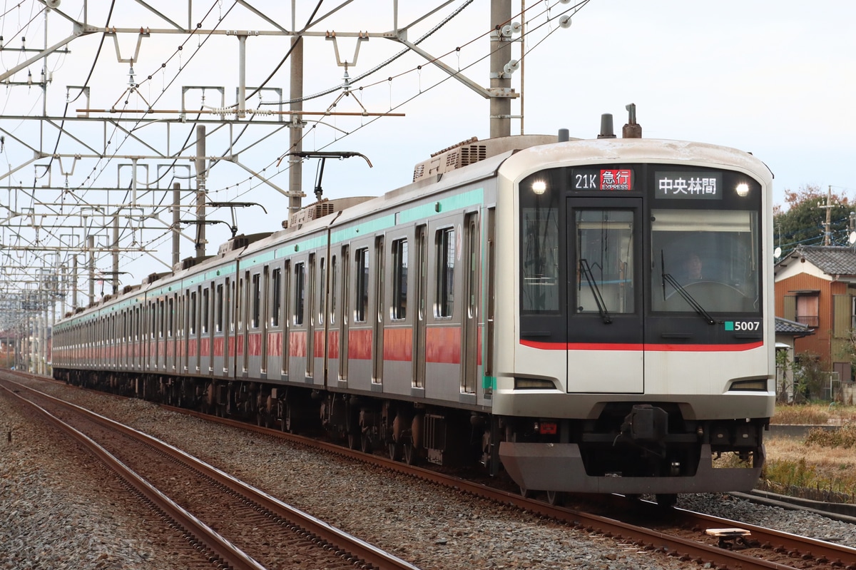 東急電鉄 長津田検車区 5000系 5107f