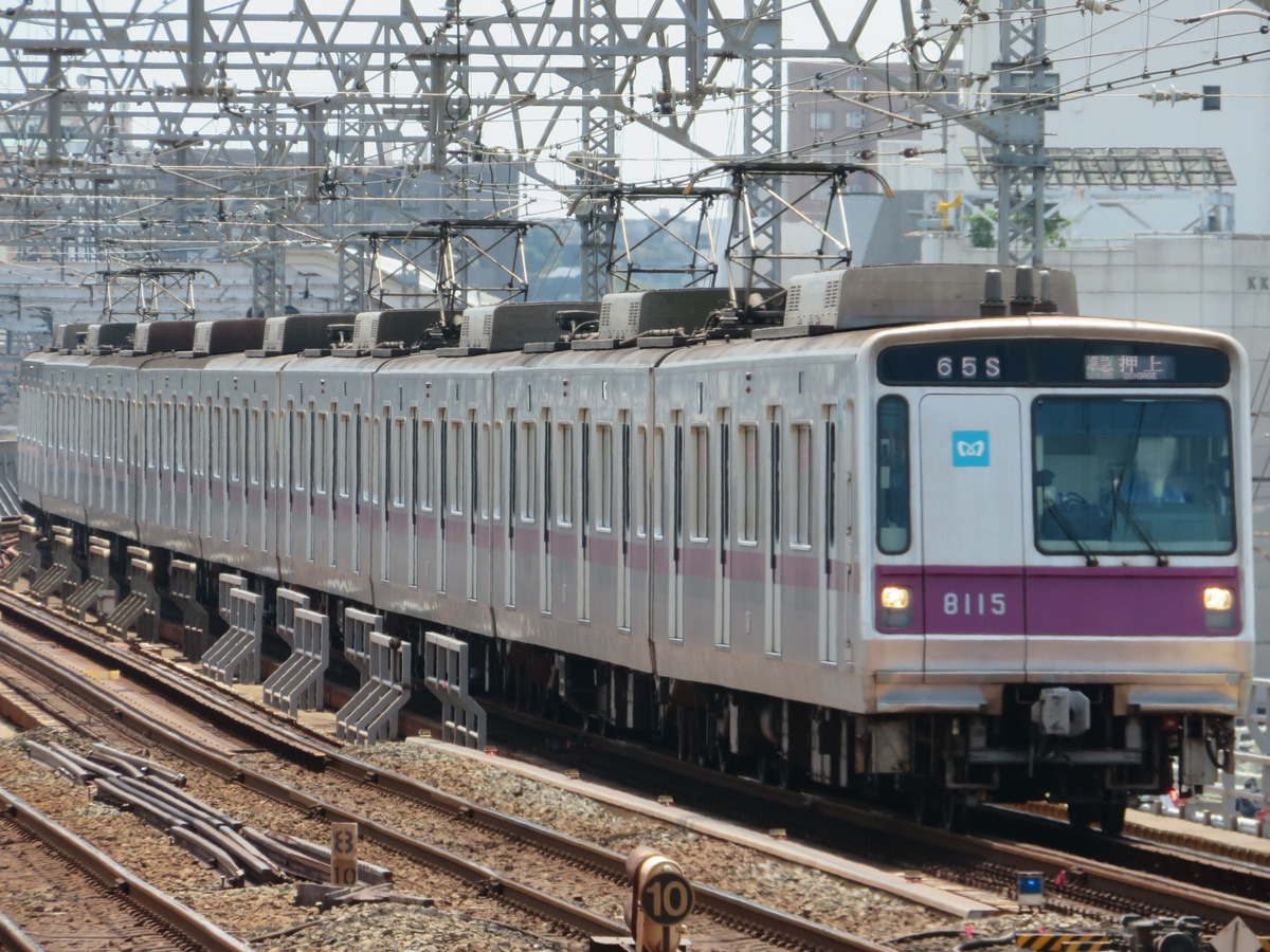 東京メトロ 鷺沼検車区 8000系 8115F
