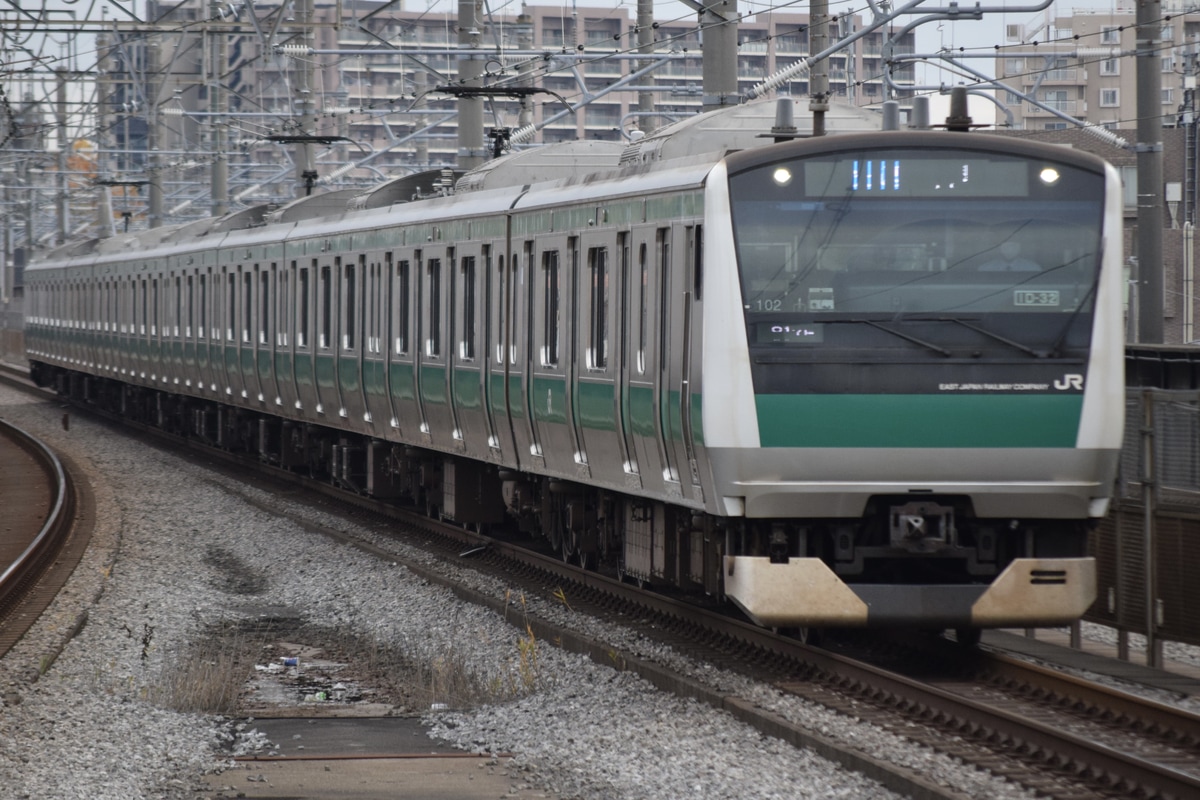 JR東日本 川越車両センター E233系 ハエ102編成
