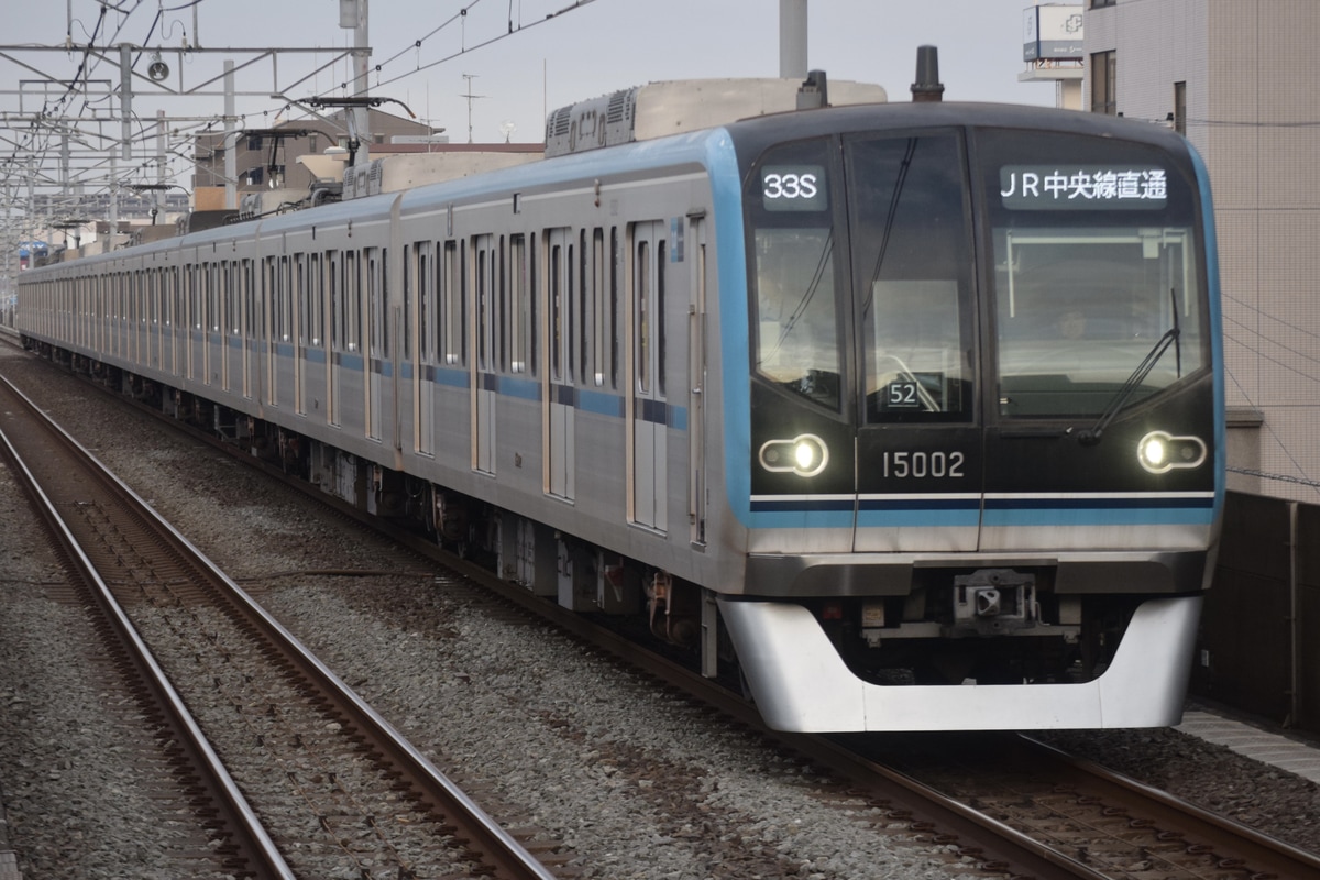東京メトロ 深川検車区 15000系 15102F