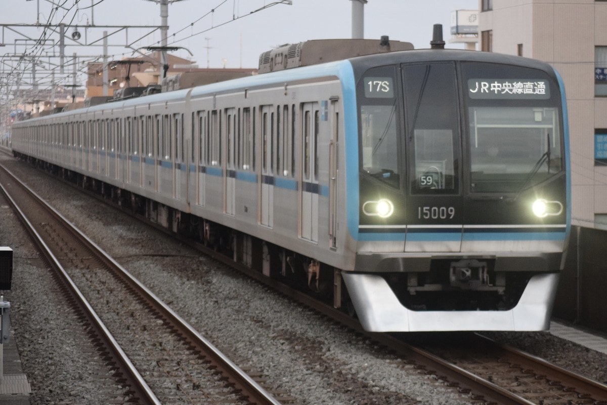 東京メトロ 深川検車区 15000系 15109F