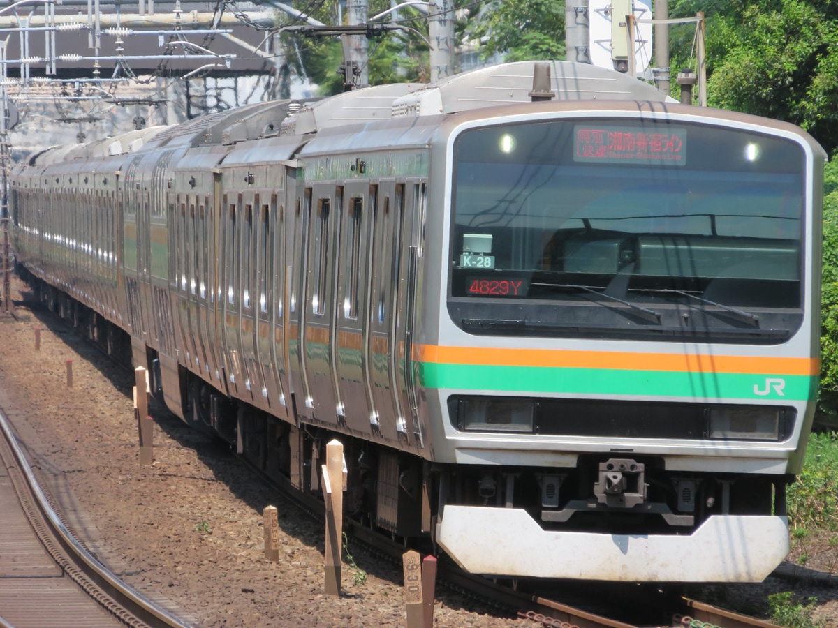 JR東日本 国府津車両センター E231系 コツK-28編成