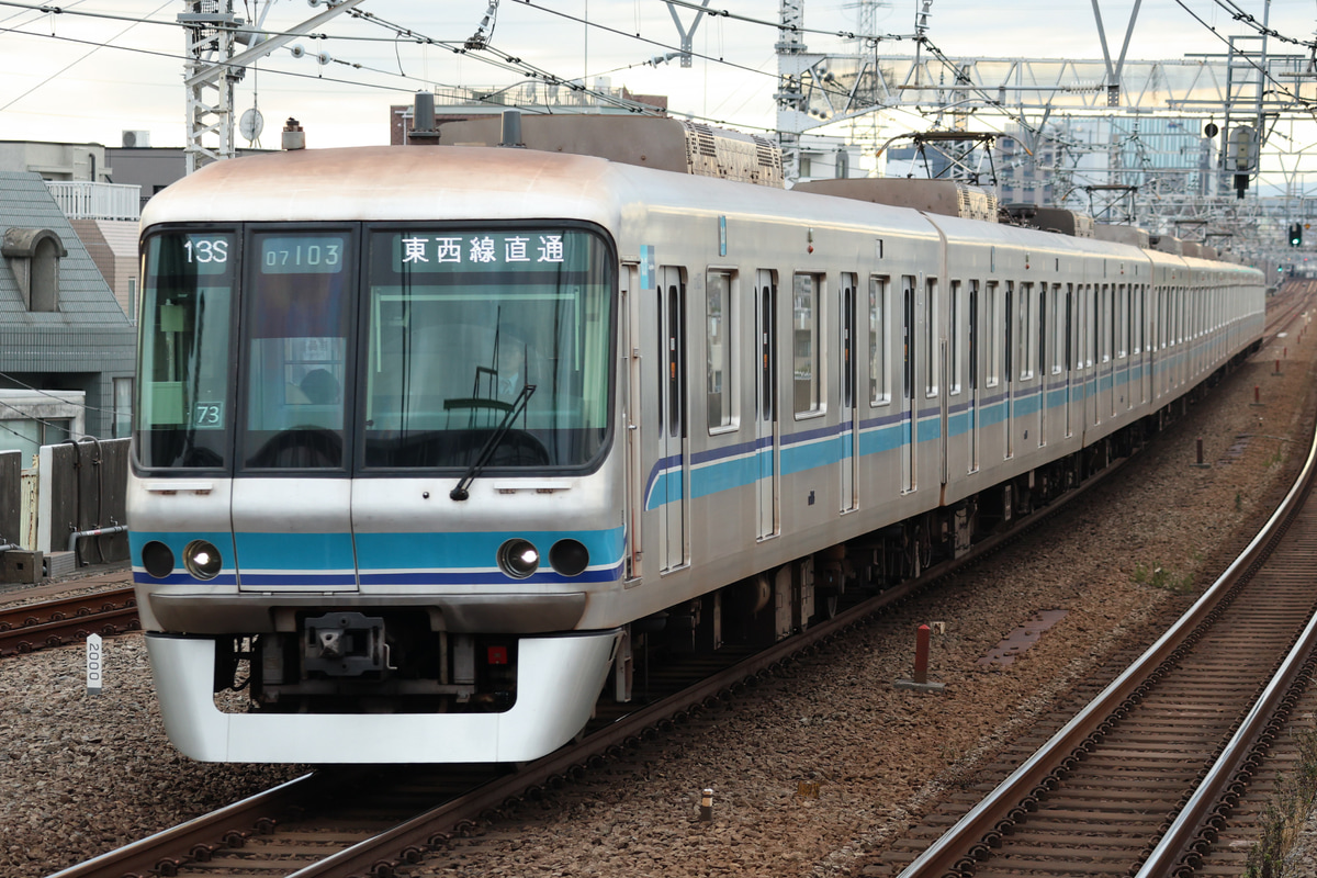 東京メトロ 深川検車区 07系 07-103F