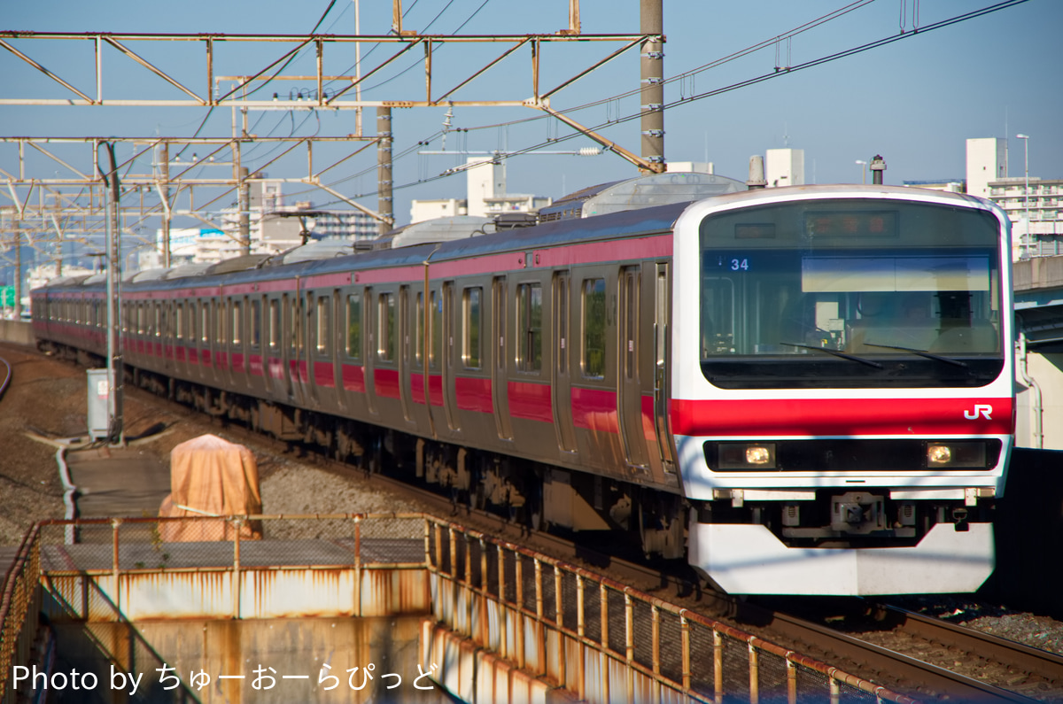 JR東日本 京葉車両センター 209系 ケヨ34編成
