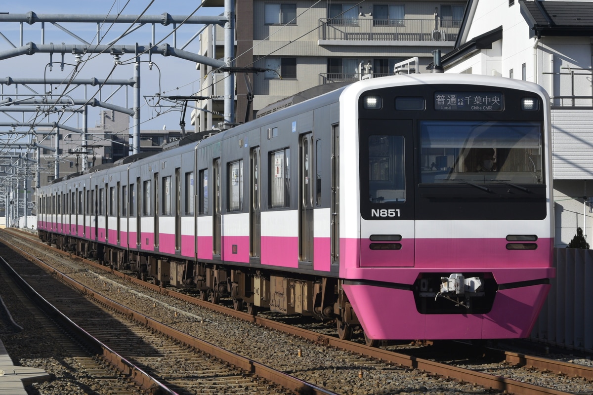 京成電鉄 くぬぎ山車両基地 N800形 N858編成