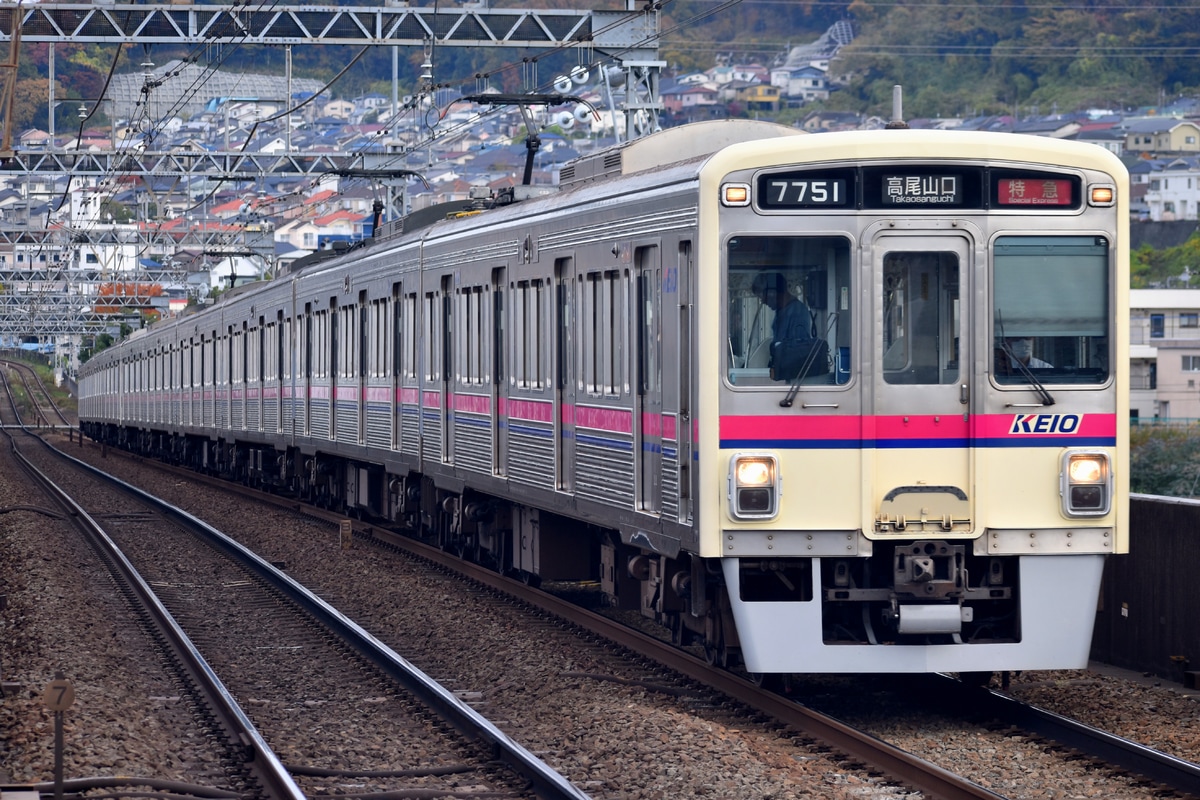 京王電鉄 若葉台検車区 7000系 7701F