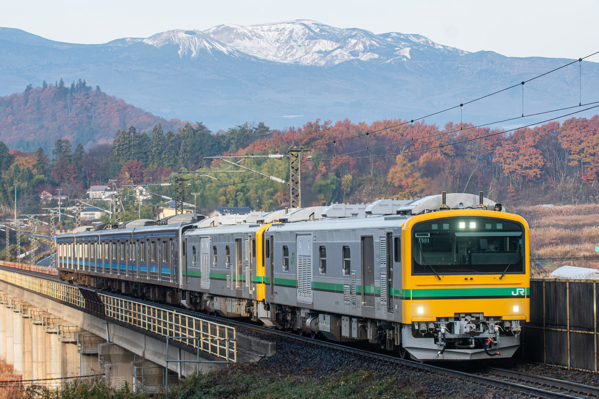 JR東日本 ぐんま車両センター GV-E197系 クンTS-01編成