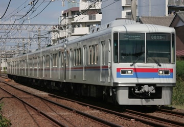 京成電鉄8800形8809Fを新津田沼～前原間で撮影した画像