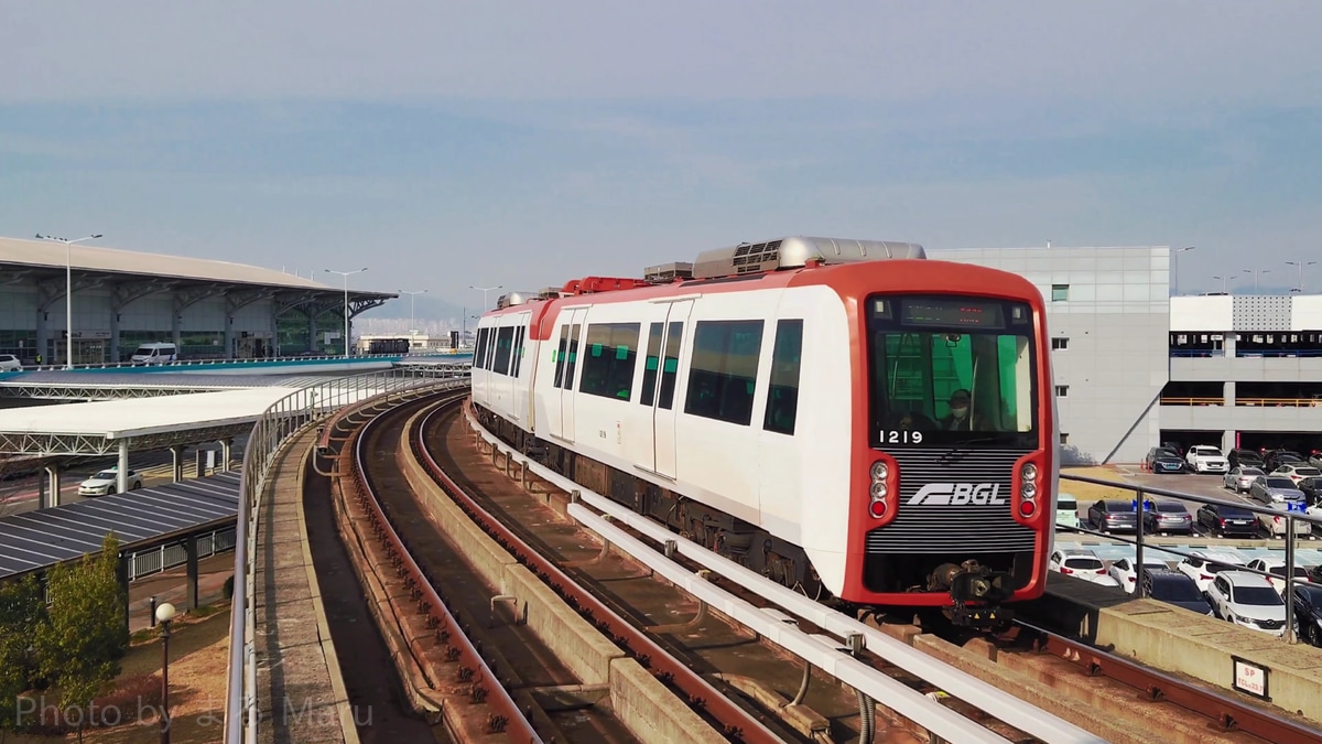 釜山-金海軽電鉄 新明車両事業所 1000系 119編成